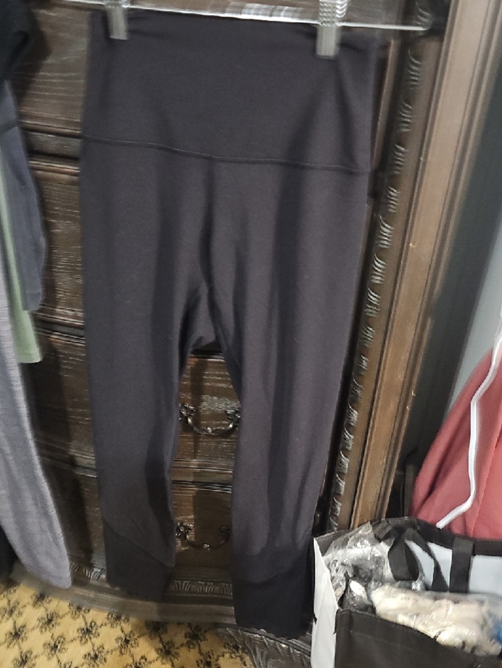 lululemon athletica Black High-Rise Align Scalloped Hem Leggings